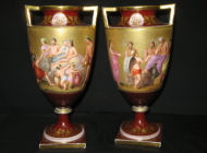 Royal Vienna Porcelain - Urns