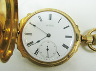 American Waltham Watch Company - 18 karat gold pocket watch